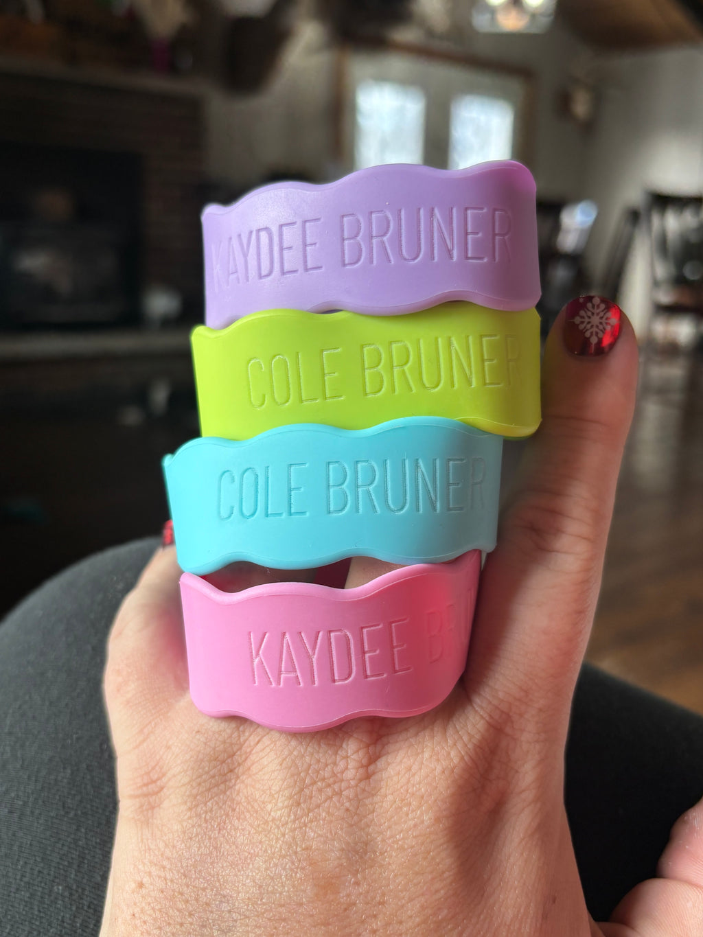Custom Silicone Name Bands