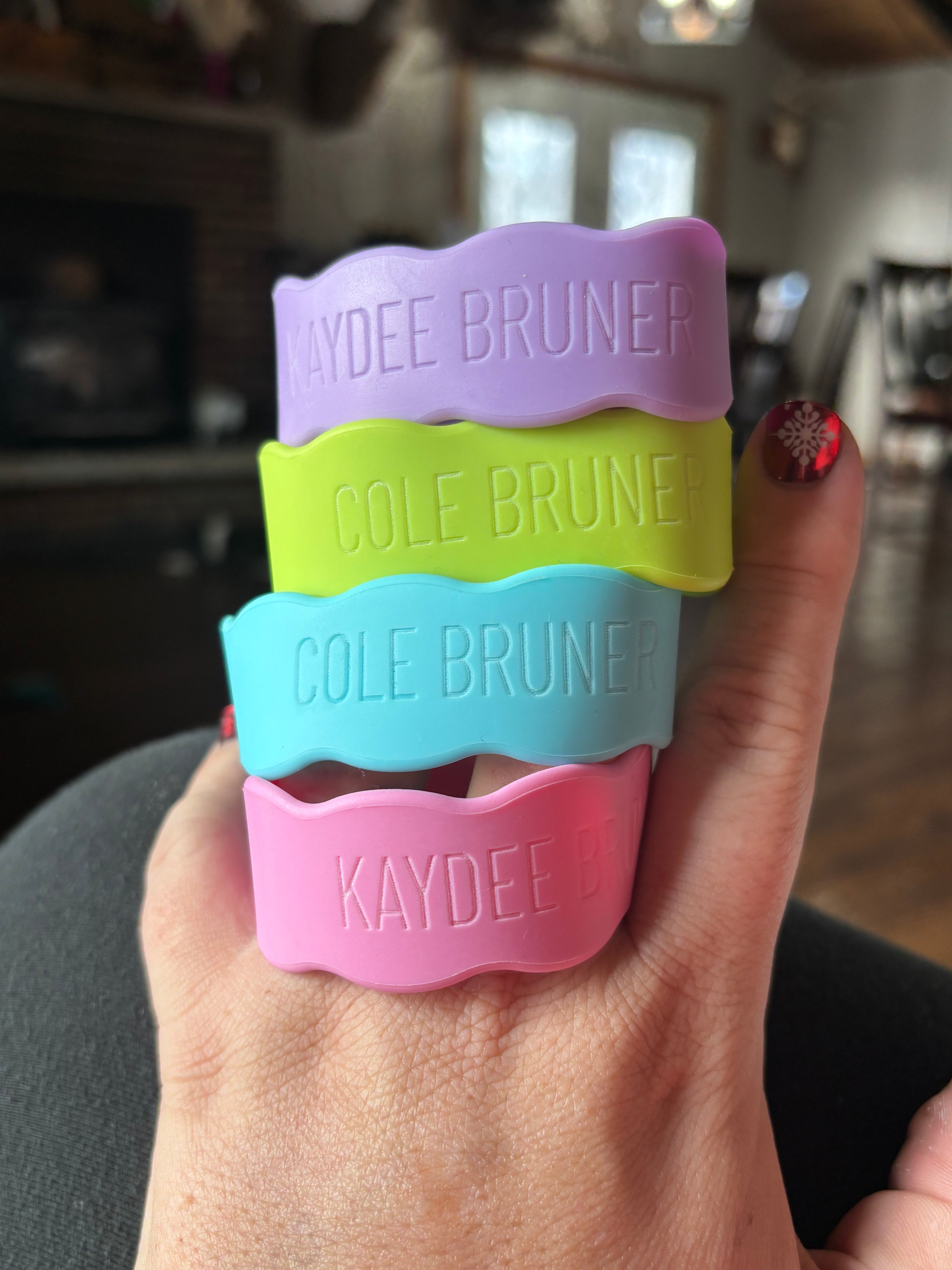 Custom Silicone Name Bands