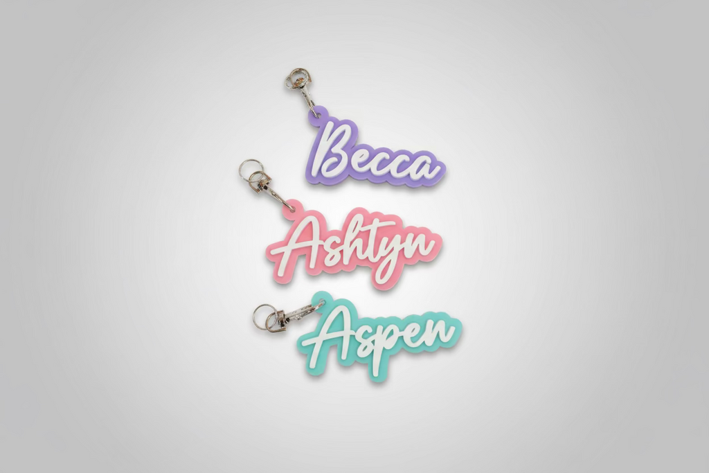Acrylic Name Keychains