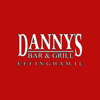Danny's Bar & Grill logo on a red background