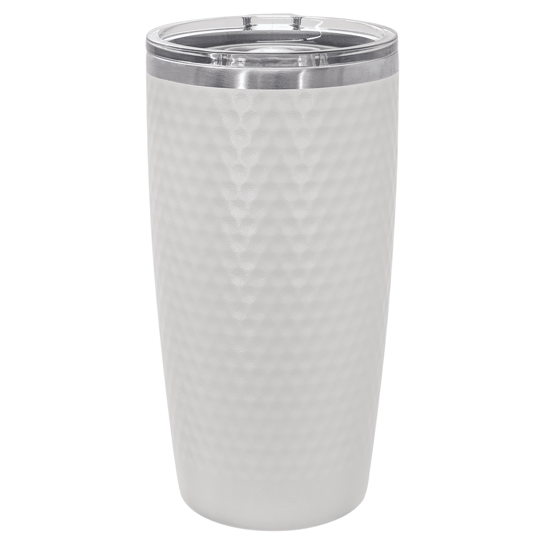Personalized | Custom Polar Camel 20 oz. White Golf Tumbler with Dimples and Slider Lid