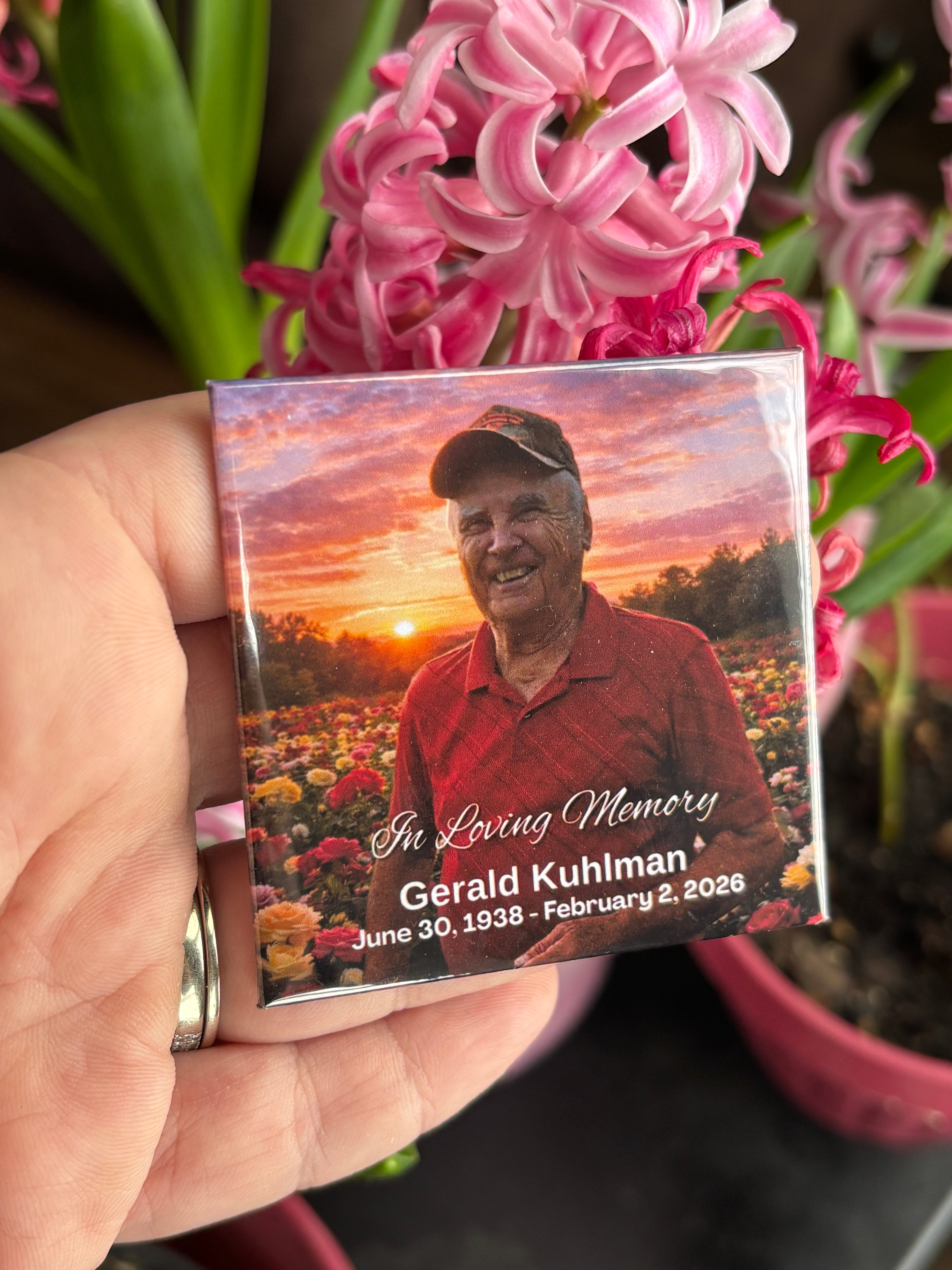 Custom 2.5” × 2.5” Photo Magnets