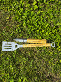 Personalized BBQ Grill Set with Dual Bottle Opener