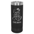 Black Polar Camel 22 oz. Skinny Tumbler with Slider Lid