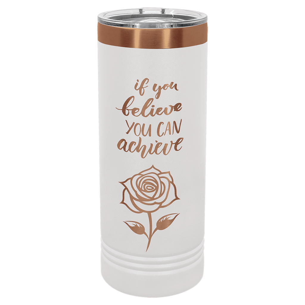 White Rose Gold Polar Camel 22 oz. Skinny Tumbler