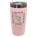 Blush Ghost Black Polar Camel 20 oz. ION-Plated Ringneck Tumbler with Slider Lid