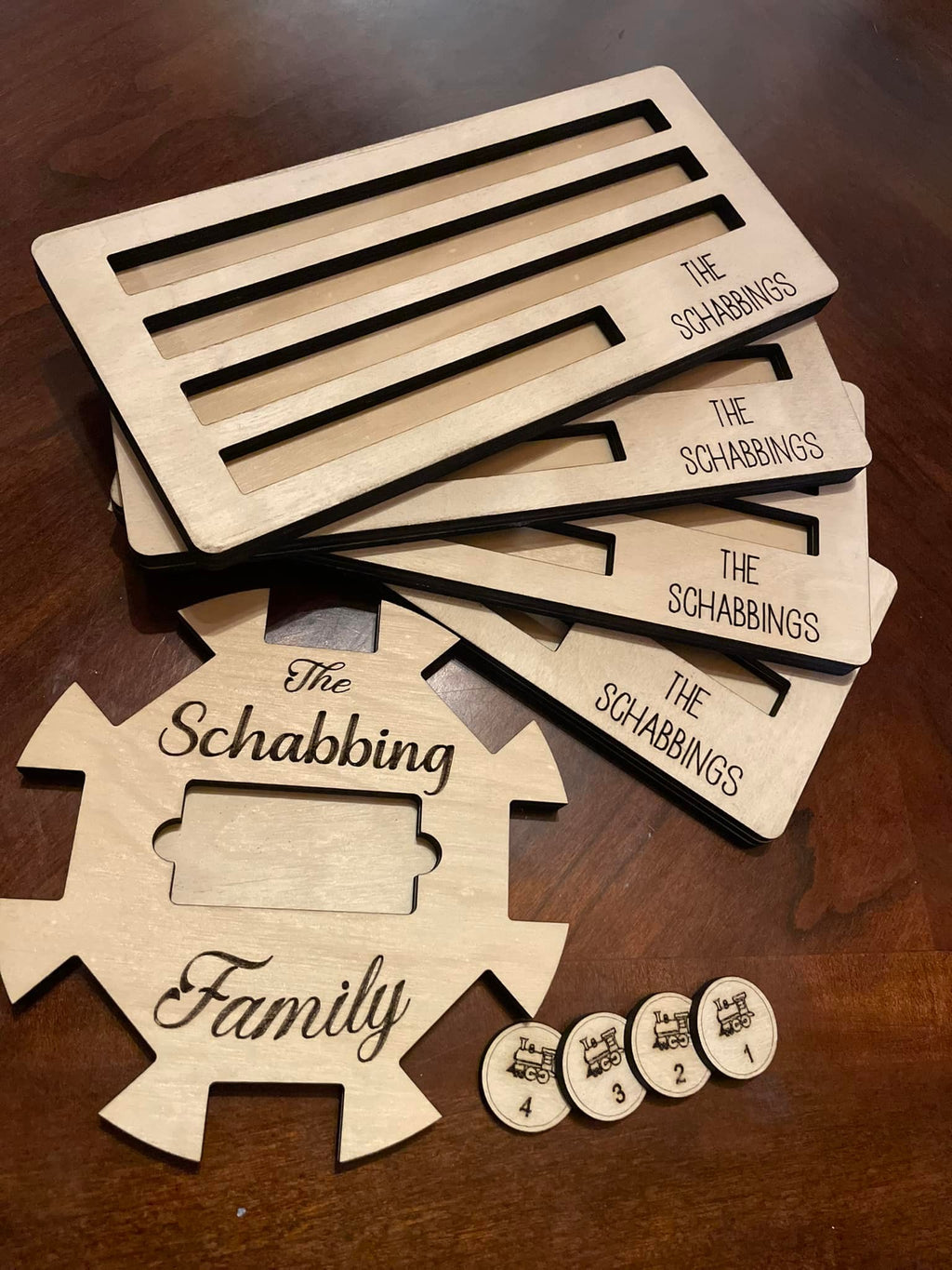 Domino Mexican train set