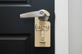 Tooth fairy door hanger with metal clip, 'TOOTH fairy' and 'Please stop here' card