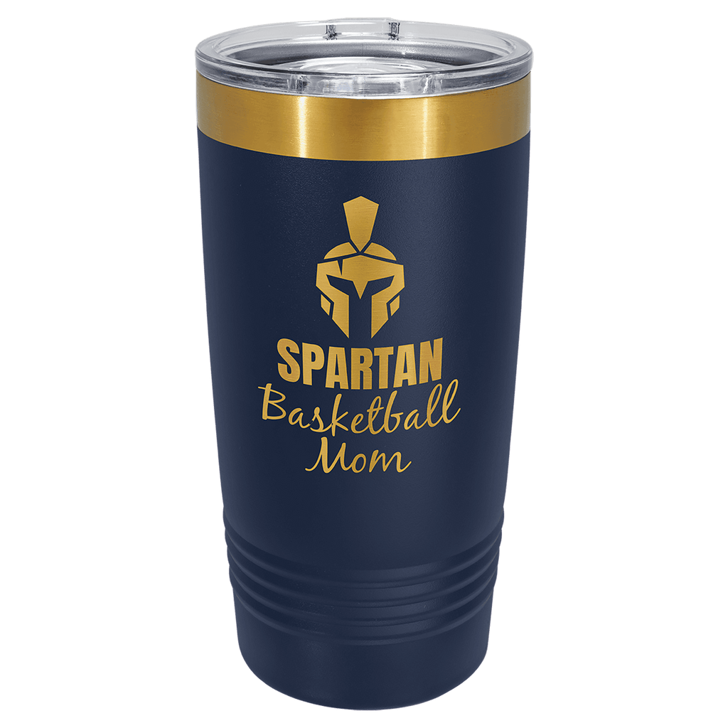 Polar Camel 20 oz. Bright Gold ION-Plated Ringneck Tumbler